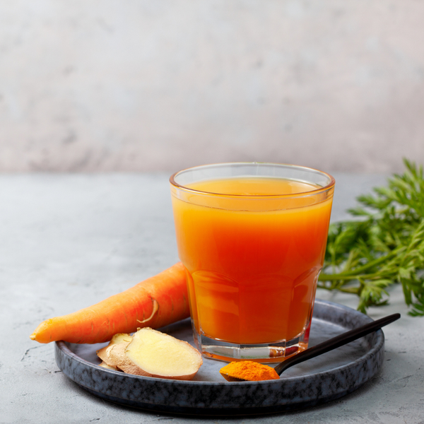 Carrot Juice (with ginger and turmeric)